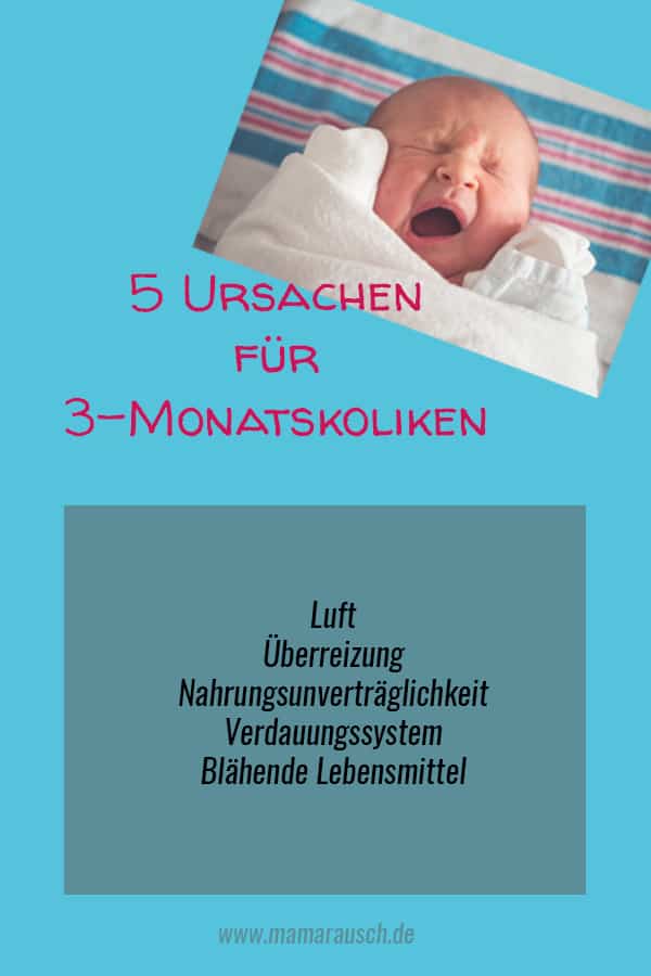 3 Monatskoliken – für das eine Baby gibt es nur hin und wieder mal ein bisschen Bauchweh, andere Babys quälen sich viele Wochen mit regelmäßigen Bauchschmerzen, die für die Eltern als Schreiattacken sichtbar bzw. hörbar werden.