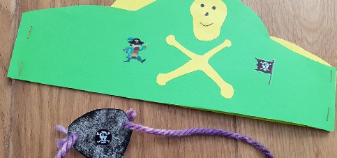 Ein Kindergeburtstag mit dem Motto Piratenparty - was gibt es schöneres für kleine Jungs..Piratenhut basteln oder ein Fernrohr basteln, Einladung zur Piratenparty