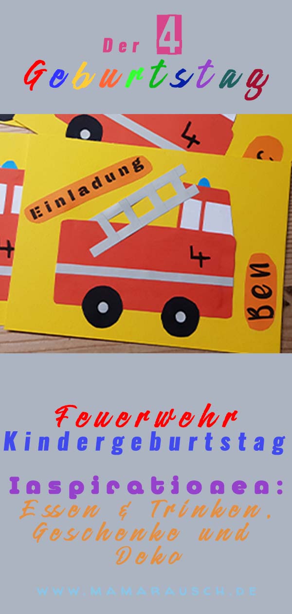 Wir Feiern Einen Feuerwehr Geburtstag Anleitung