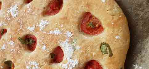 Rezept Focaccia mit Tomaten