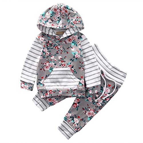 Flyish Baby Mädchen Strampler Kleinkinder Sommer Outfit Mädchen Schmetterling à"rmel Kleidung Sets Overall Outfit, Gelb, 18-24Monate